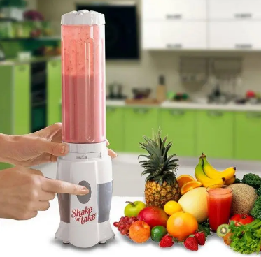 Блендер - шейкер Shake n Take для коктейлів та смузі ∙ Портативний шейкер зі склянкою, 500 мл 52735/9 фото