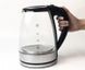 Електричний скляний чайник Goldteller MG-05 BLACK 1500W, 1.8 л 11766 фото 2
