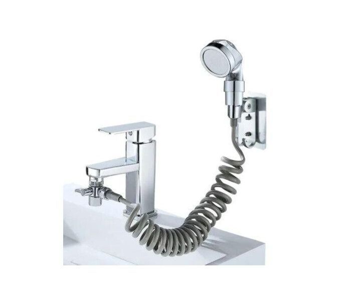 Душевая система на умывальник Modified Faucet With external Shower 52121 фото