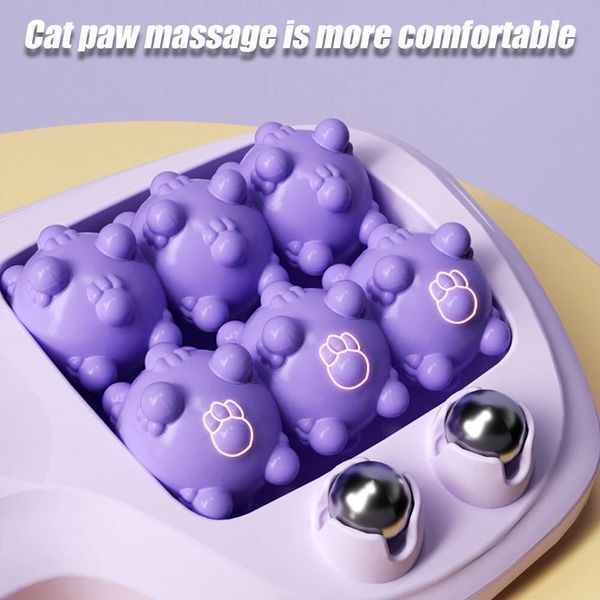 Роликовий магнітний масажер для стоп Cat Claw Style Foot Massager Акупунктурна терапія для ніг 52134 фото