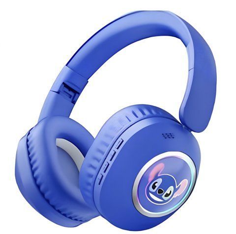 Бездротові навушники Стіч KT-100 з Bluetooth та мультяшним дизайном ∙ Навушники Стіч KT-100 для музики та дзвінків 57405 фото