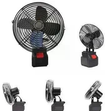 Акумуляторний вентилятор Lithium Electric Fan 48V чорний 57909 фото