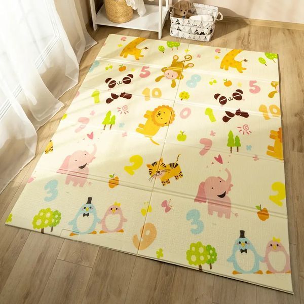 Дитячий розвиваючий складний термокилимок 200*180 см Folding baby mat Ігровий килимок для дітей (Ростомір) 53121 фото