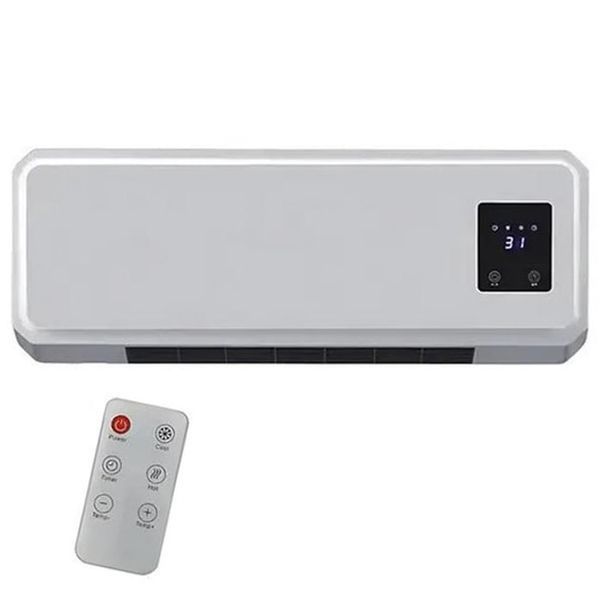 Тепловентилятор обігрівач настінний керамічний кондиціонер 1500 W ∙ Кондиціонер Heating air conditioning 170 1500 W 57481 фото