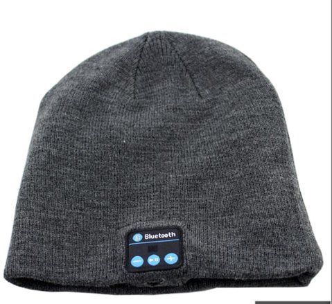 Шапка із вбудованими bluetooth навушниками SPS Hat BT ∙ Портативна колонка-шапка Bluetooth music hat 51633 фото