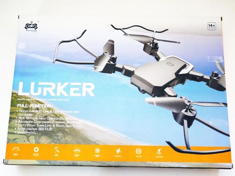 Радиоуправляемый квадрокоптер Lurker GD885HW c WiFi камерой | Летающий дрон PR5 1199598055 фото