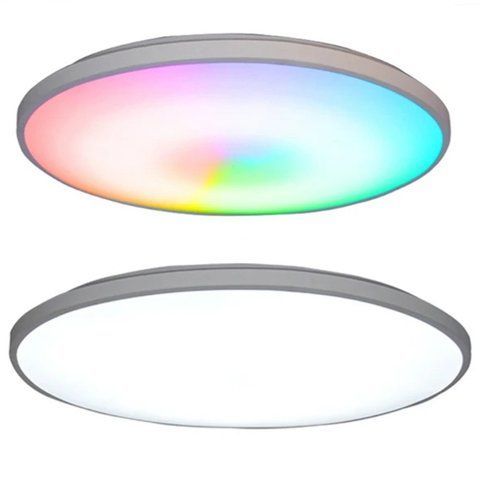 Стельовий світильник Ceiling Lamp Smart з RGB-підсвічуванням та пультом керування &bull; LED люстра 24 Вт для сучасного інтер'єру 56172 фото