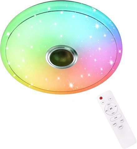 Світлодіодний світильник RGB Lamp 38 см ∙ RGB-люстра з Bluetooth-колонкою 60W 57452 фото