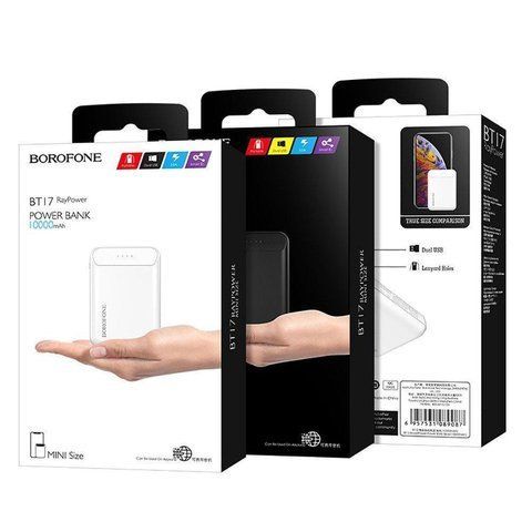 Внешний аккумулятор / портативные зарядки / power bank Borofone BT17 10000 mAh CG09 PR4 11487 фото
