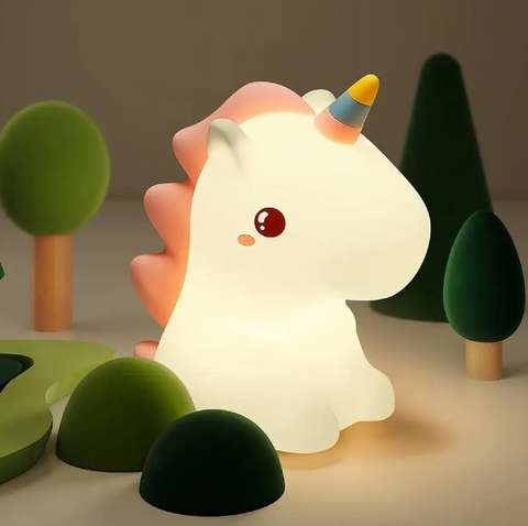 Силіконовий нічник - світильник Єдиноріг з сенсорним керуванням LED USB Cute Unicorn &middot; 7 кольорів підсвічування 11827 фото