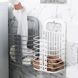 Підвісний складний кошик для білизни Grand laundry basket у ванну кімнату з ручкою та гачками 52023/12 фото 5