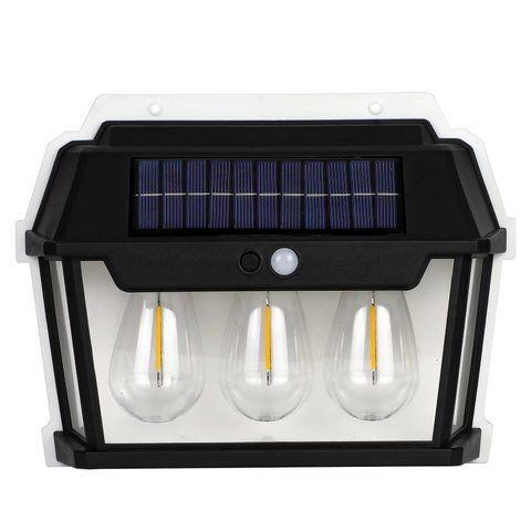 Вуличний ліхтар на сонячній батареї з датчиком руху HW 999-3W Solar Interaction Wall Lamp &bull; Настінний зовнішній світильник 52356/31 фото