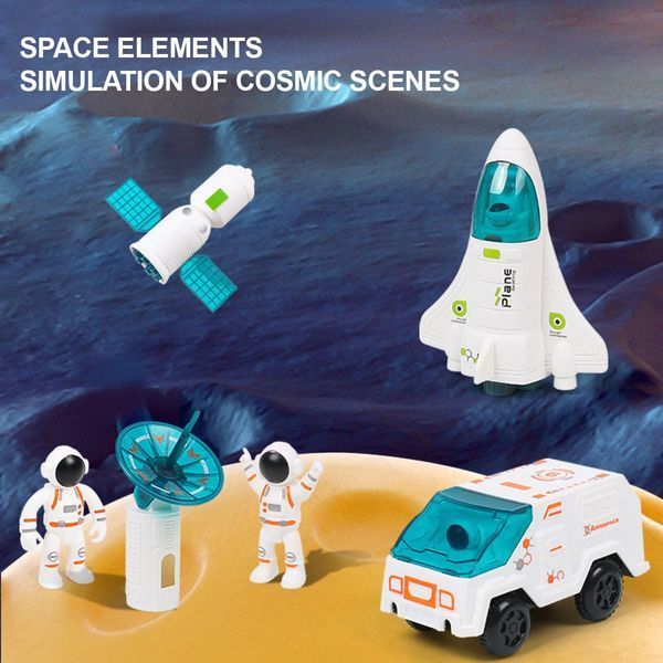 Дитячий автотрек Space Explore на 332 деталей гнучкий трек і космічний апарат ∙ Гоночний трек Space Explore на 332 деталей 57312 фото
